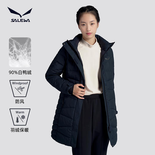 SALEWA沙乐华/女式中长厚羽绒服 SWADG92143 商品图0