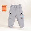 【商场同款】迪士尼童装男童夹棉长裤冬季保暖中大童潮帅工装休闲裤子224DK0433 商品缩略图3