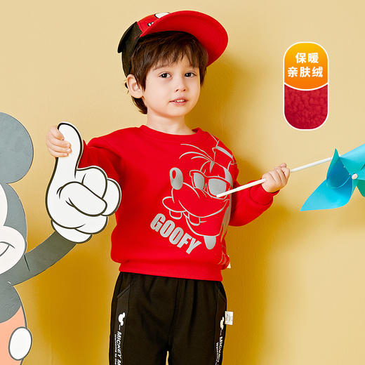 【商场同款】秋冬新款长男童袖圆领卫衣中大童上衣学生服213DS0387 商品图0