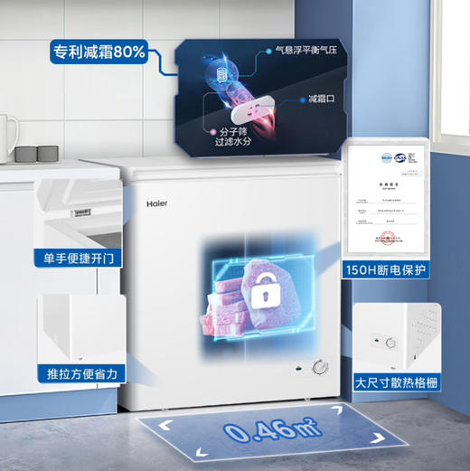 海尔（Haier）冰柜 BC/BD-200GHDT 商品图4