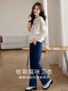 【年终特卖】熙世界美式慵懒chic卫衣女2025秋季新款宽松休闲字母绣花套头上衣 商品缩略图4