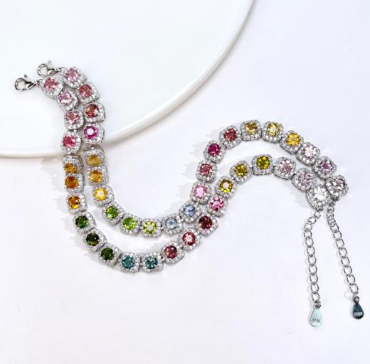 碧玺手链-豪镶方面 商品图0