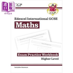 预售 【中商原版】英国CGP New Pearson Edexcel IGCSE Maths Exam Practice Workbook: Higher (with Answers)