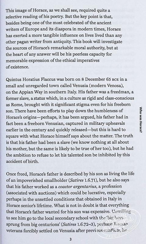 【中商原版】贺拉斯 英文原版 Horace Llewelyn Morgan 古典语言文学教授新作 科普与科学通识 牛津通识读本系列 商品图6