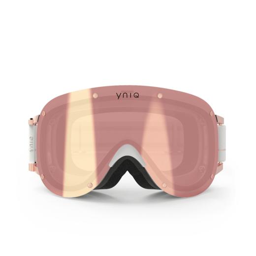 YNIQ - Four - White Rose Gold - 配件 - 护目镜 - 白色/玫瑰金/粉镜 商品图0