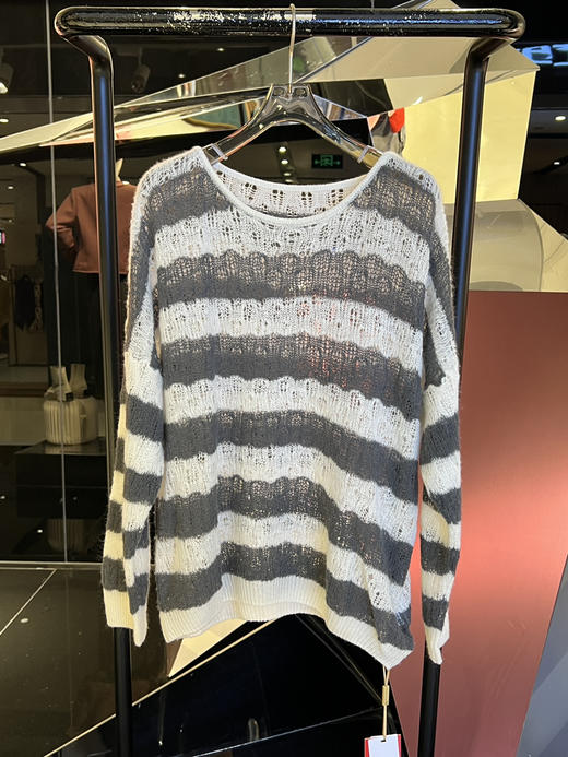 女士加厚圆领羊绒衫 商品图0