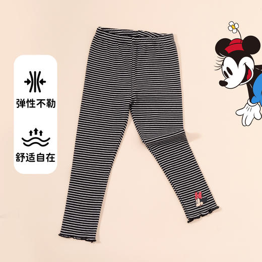 【商场同款】秋冬新款女童脚口印花打底裤中大童弹力舒适长款束脚裤213DK0153 商品图3