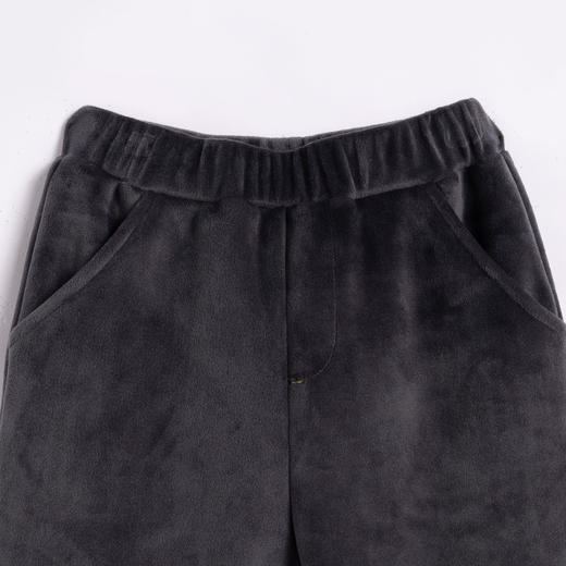 【商场同款】迪士尼童装男童加绒长裤秋冬保暖裤子中大童时尚休闲裤束脚裤224DK0428 商品图2