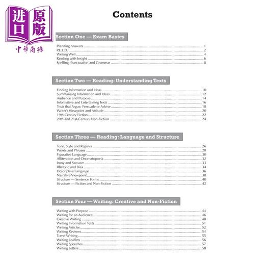 【中商原版】英国CGP GCSE English Language Edexcel Exam Practice Workbook (includes Answers) 商品图1