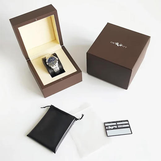 【95新正品】DEWITT迪威特精钢42MM自动机械机芯男表  090120JH01 商品图1