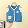 【宝宝加厚保暖夹棉马甲】宝宝三层夹棉针织马甲儿童马甲秋冬款女婴儿内穿坎肩男童加厚马甲 商品缩略图1