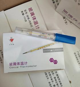 芯智微玻璃体温计（大玻璃）10支/盒效期20281031