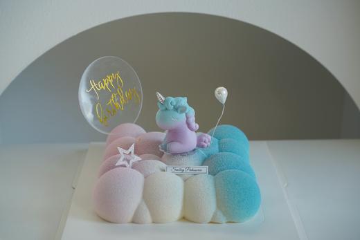 法式慕斯蛋糕 | 覆盆子荔枝乳酪 - 泡泡独角兽 商品图0