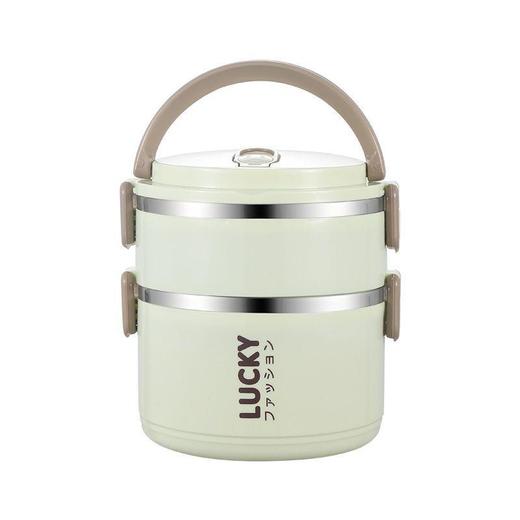 学生不锈钢保温饭盒礼品多层双层活动地推抖音同款餐盒爆款便当盒 商品图4