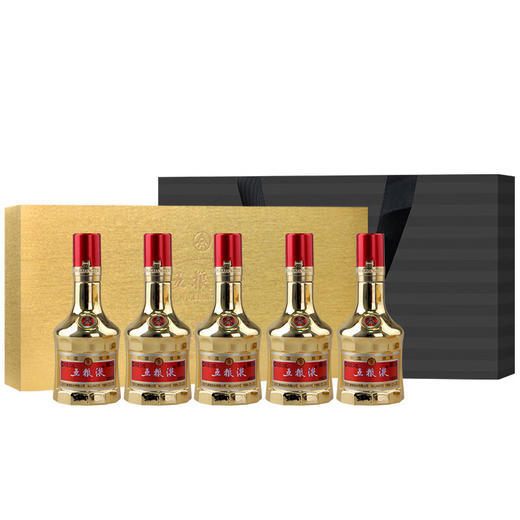 52度金装五粮液-小金条礼盒（50mL×5） 商品图2