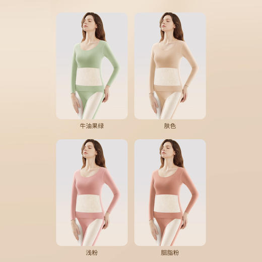 （合作款）羊绒蚕丝贴片保暖打底衫 商品图6