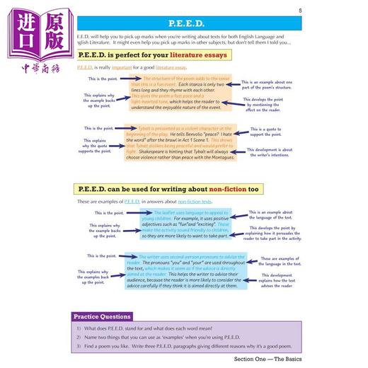 【中商原版】英国CGP New GCSE English Writing Skills Revision Guide (includes Online Edition) 商品图4