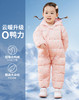 贝贝怡宝宝冬款婴幼儿加厚保暖羽绒连体衣白鸭绒哈衣爬服新款214L500 商品缩略图6