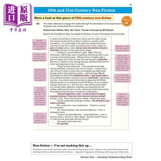 预售 【中商原版】英国CGP GCSE English Language Edexcel Revision Guide 商品图2