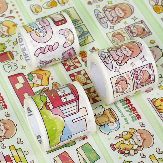 TIPETOYS萌宠游游豆芽酱和纸胶带DYJ5143-L 商品图2