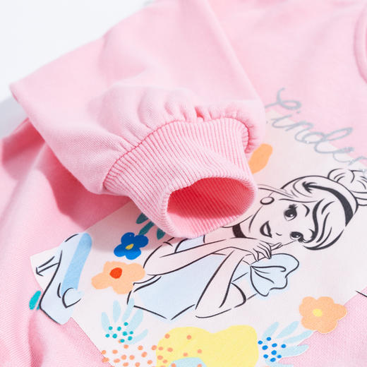 【商场同款】迪士尼童装女童套头卫衣春秋款中小童小公主卡通印花女孩上衣221DS0405 商品图4