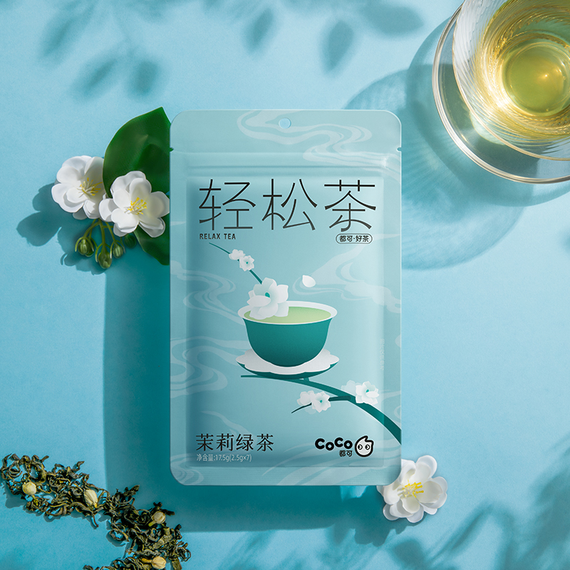 都可好茶 轻松茶系列-茉莉绿茶（7枚装）CoCo新品上市