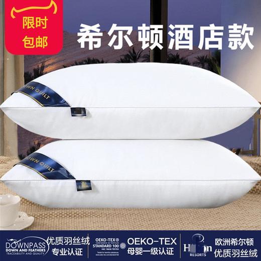 五星级酒店枕头批发厂家会销礼品枕头芯一对枕芯家用学生枕 商品图0