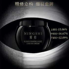 【眼霜活动】【双11大促福利！买2瓶立省30元！单瓶低至184！】凝拾玻色因抗皱紧致眼霜｜满妃眼霜卷王！50%玻色因（抗纹淡皱，立体紧致！）