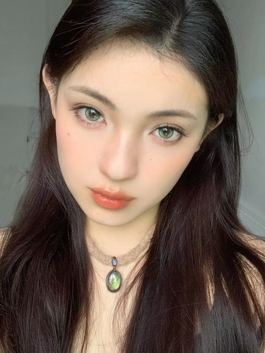 woolilens 半年抛 彩虹中毒绿 直径14.2mm着色13.5mm 商品图2