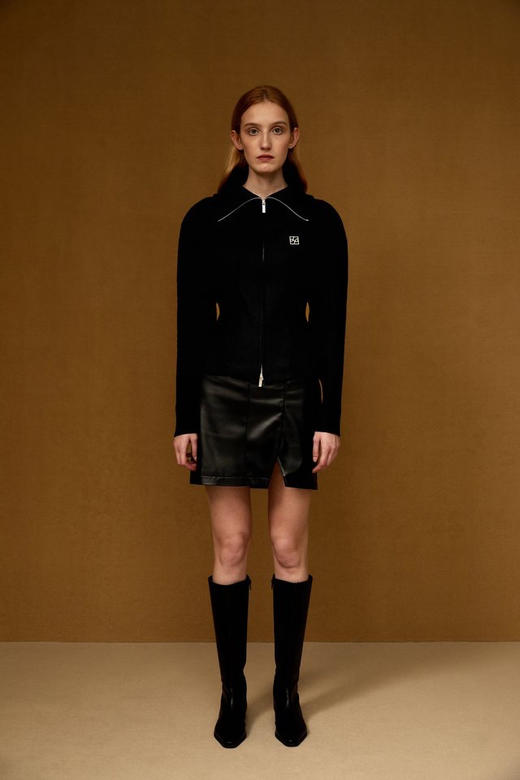 拉链高领毛衣 商品图0