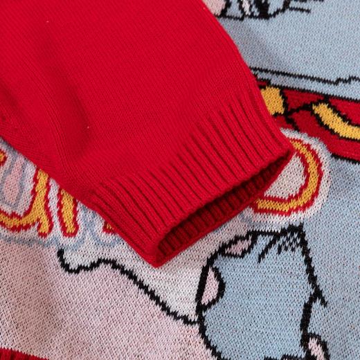 【商场同款】秋冬新款女童小飞象针织套头毛衣时尚撞色线衫百搭上衣221DS0468 商品图6