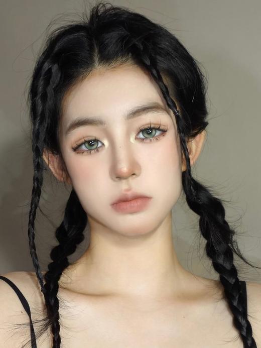 woolilens 半年抛 彩虹中毒绿 直径14.2mm着色13.5mm 商品图4