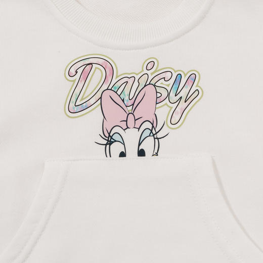 【商场同款】迪士尼童装女童套头卫衣春秋中小童女孩黛丝宝宝印花圆领上衣221DS0482 商品图5