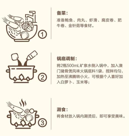 澳门猪骨煲风味火锅底料200g |酱心中和 商品图3