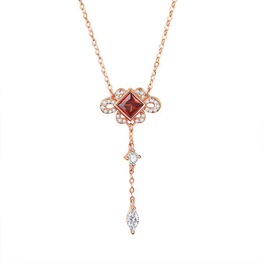 【中国结】S925银微镶锆石项链【JHY-N001310M】 商品图4