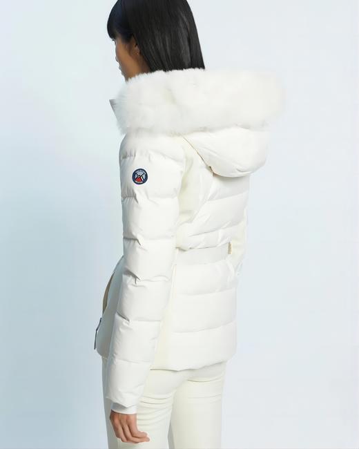 Yves Salomon - Jacket Skiwear - 女装 - 滑雪夹克 - 白色 商品图5