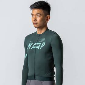 MAAP 男士 Adapt Training LS Jersey 长袖骑行服 藻光绿