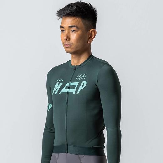 MAAP 男士 Adapt Training LS Jersey 长袖骑行服 藻光绿 商品图0