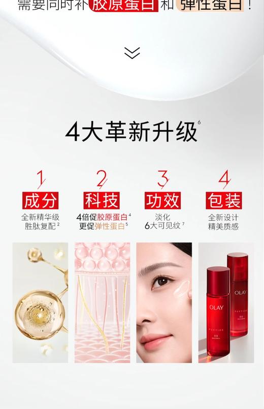 【全新升级】OLAY玉兰油OLAY塑颜金纯水乳两步礼盒（水150ml，乳100ml） 商品图2