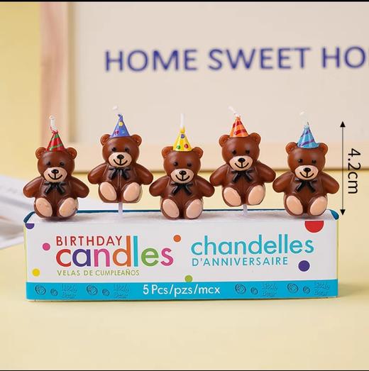 小熊生日蜡烛 商品图0