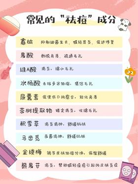 护肤品可以祛痘吗？是什么成分在起作用？