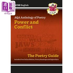 【中商原版】GCSE English AQA Poetry Guide Power & Conflict Anthology inc Online Edition Audio &Quizzes