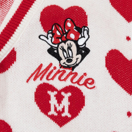 【商场同款】【爱心米妮】女童毛衣秋冬新款爱心针织纯棉开衫中大童毛衣打底衫223DS0646 商品图6