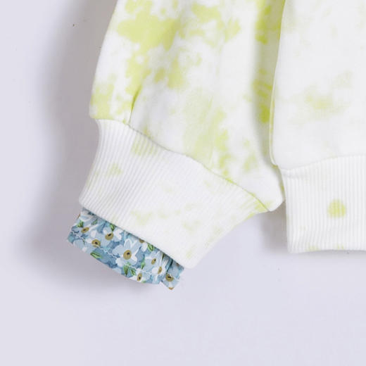 【商场同款】迪士尼童装女童套头卫衣春秋款白雪公主印花上衣假两件袖口小清新221DS0495 商品图4