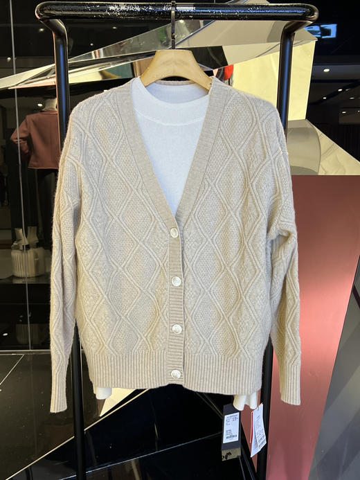 女士加厚羊绒开衫 商品图0