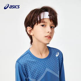 ASICS/亚瑟士童装2024春季男女童针织弹力发带网球运动透气吸汗带
