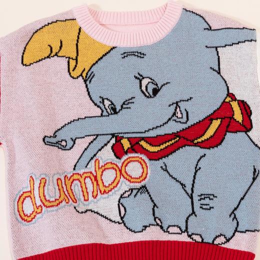 【商场同款】秋冬新款女童小飞象针织套头毛衣时尚撞色线衫百搭上衣221DS0468 商品图5