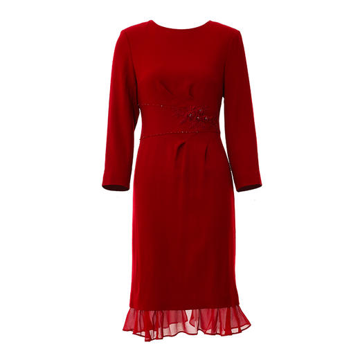 EITIE爱特爱冬季新款气质大方连衣裙礼服7277902 商品图12