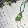 巴西绿水晶原石吊坠项链 商品缩略图2