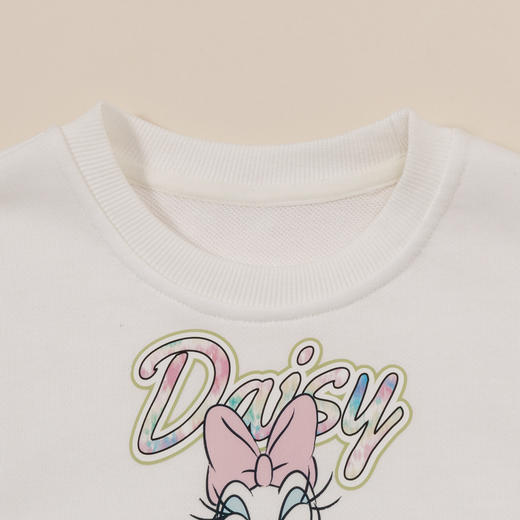 【商场同款】迪士尼童装女童套头卫衣春秋中小童女孩黛丝宝宝印花圆领上衣221DS0482 商品图4